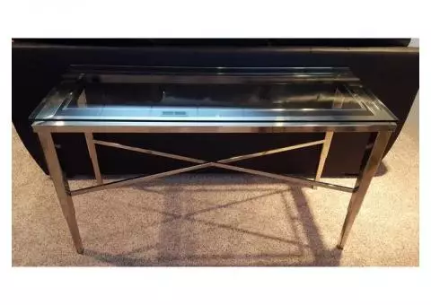 Glass Top Couch/End Table
